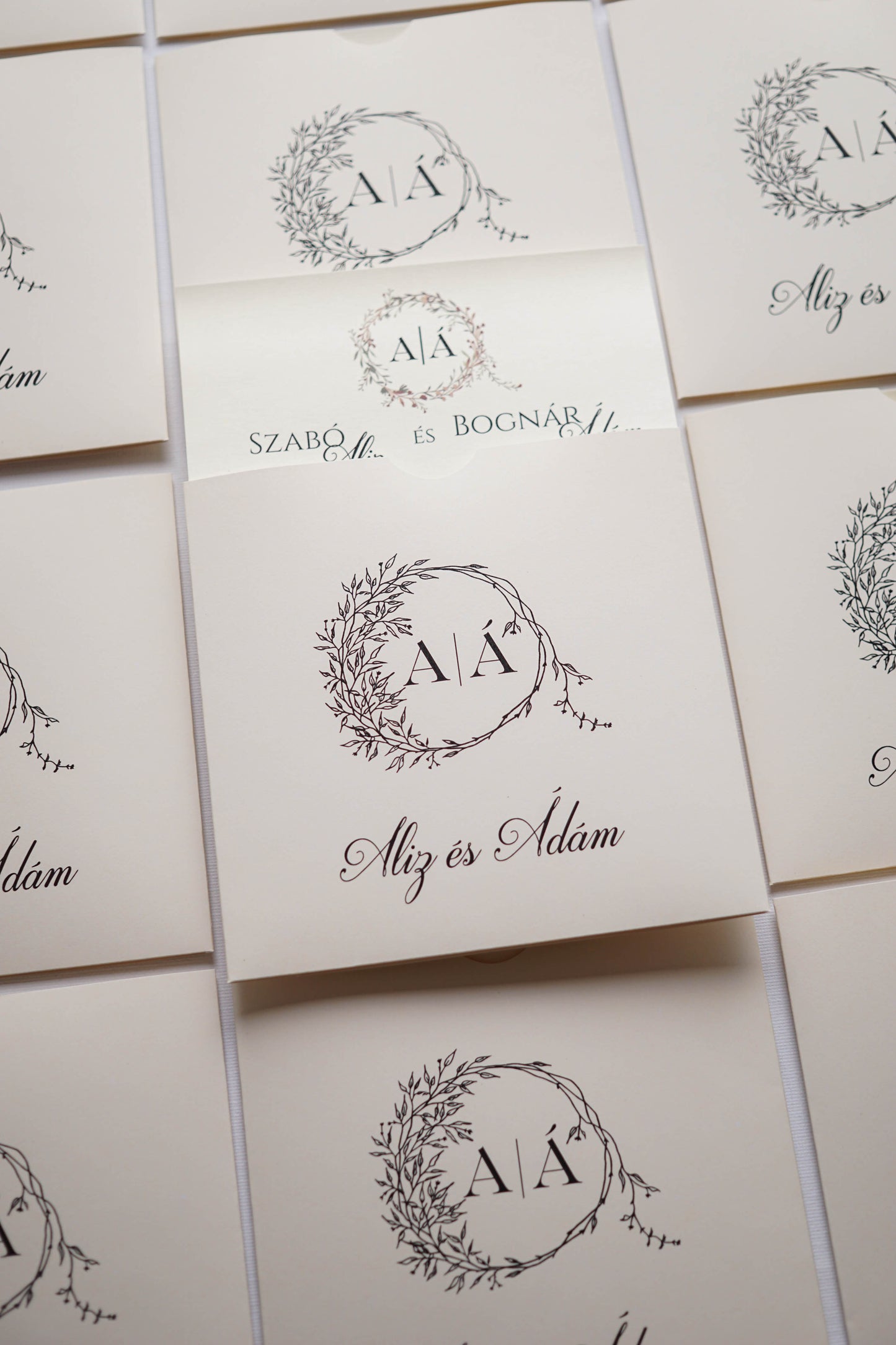 9286 - Faágas Esküvői meghívó