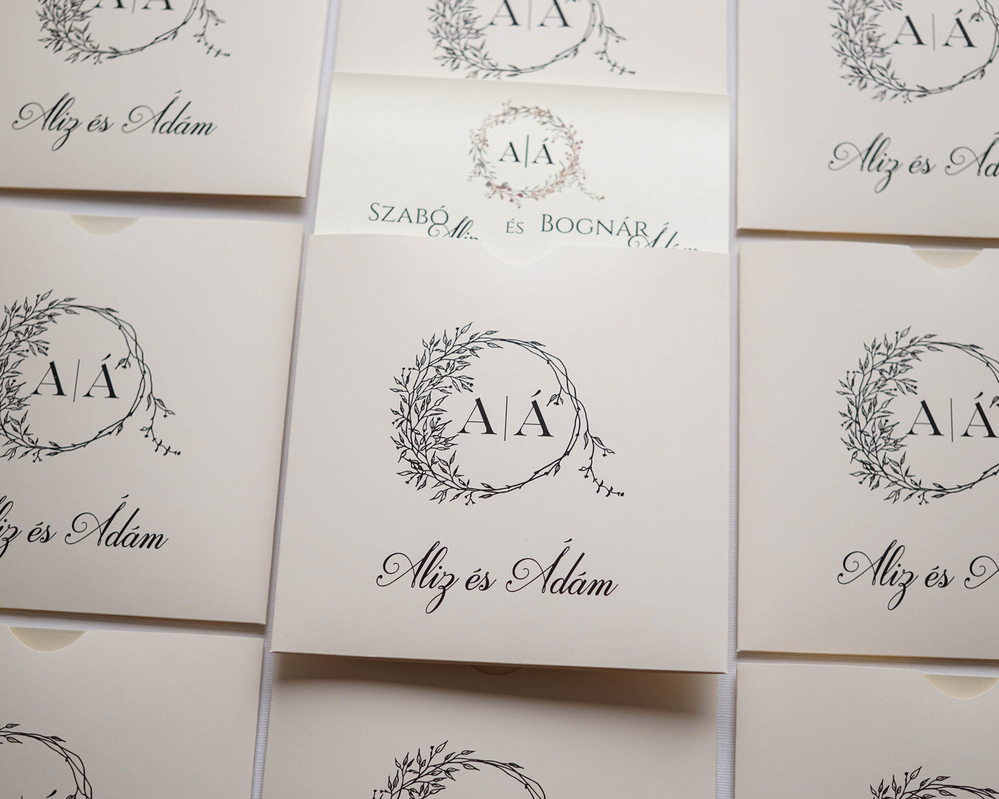 9286 - Faágas Esküvői meghívó