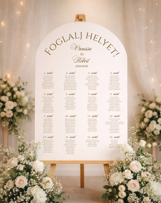 UR60 - Arch Seating Plan