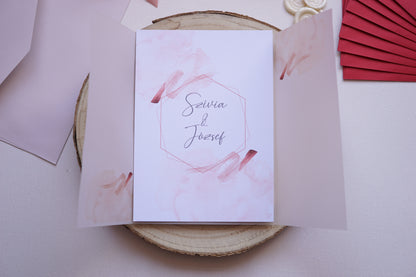 Esküvői meghívó EM14 - Kinyitható pausz papíros esküvői meghívó - Erdélyi Esküvői Meghívók - Wedding invitation EM14 - Kinyitható pausz papíros esküvői meghívó - invitatii de nunta EM14 - Kinyitható pausz papíros esküvői meghívó