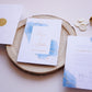 Esküvői meghívó EM16 - Két oldalas kék és arany akvarell hatású esküvői meghívó - Erdélyi Esküvői Meghívók - Wedding invitation EM16 - Két oldalas kék és arany akvarell hatású esküvői meghívó - invitatii de nunta EM16 - Két oldalas kék és arany akvarell hatású esküvői meghívó