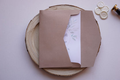 Esküvői meghívó EM17 - Pausz papíros greenery esküvői meghívó - Erdélyi Esküvői Meghívók - Wedding invitation EM17 - Pausz papíros greenery esküvői meghívó - invitatii de nunta EM17 - Pausz papíros greenery esküvői meghívó