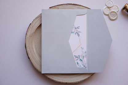 Esküvői meghívó EM18 - Két oldalas Greenery esküvői meghívó - Erdélyi Esküvői Meghívók - Wedding invitation EM18 - Két oldalas Greenery esküvői meghívó - invitatii de nunta EM18 - Két oldalas Greenery esküvői meghívó
