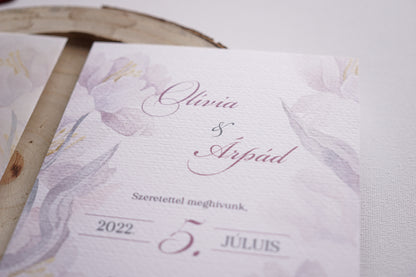 Esküvői meghívó EM25 - Kinyitható pausz papíros esküvői meghívó - Erdélyi Esküvői Meghívók - Wedding invitation EM25 - Kinyitható pausz papíros esküvői meghívó - invitatii de nunta EM25 - Kinyitható pausz papíros esküvői meghívó