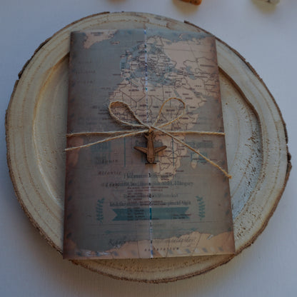 LS817 - Repülőt ábrázoló fa kiegészítő-Kiegészítő-Erdélyi Esküvői Meghívók-kiegészítő,travel,utazás,vintage-Erdélyi Esküvői Meghívók