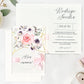 39723-esküvői meghívó-arany, masni, pink, rózsa, virág-Erdélyi Esküvői Meghívók