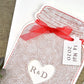 39641-esküvői meghívó-masni, piros, szív-Erdélyi Esküvői Meghívók