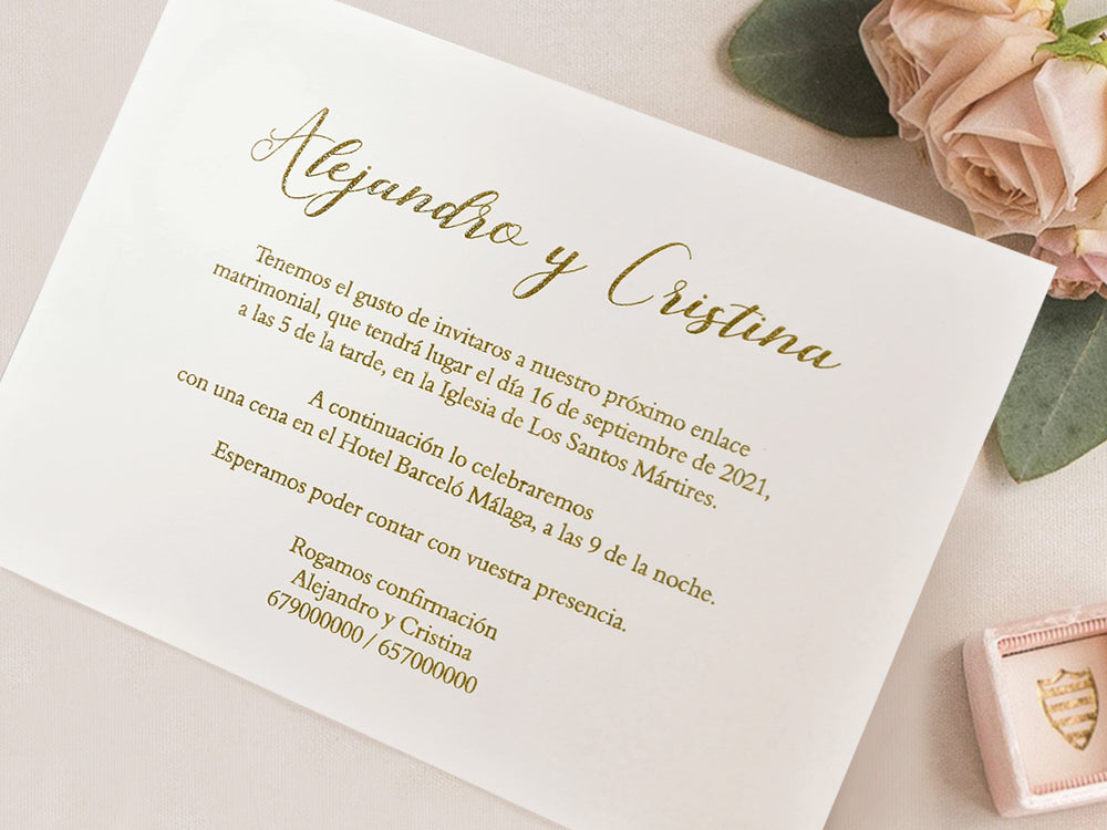 39750-esküvői meghívó-covid, dombornyomott, elegáns, krém, lasercut-Lézervágott esküvői meghívók-Erdélyi Esküvői Meghívók