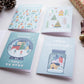 Winter Wonderland karácsonyi képeslap gyűjtemény - 4 darab