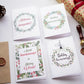Zöldágas Karácsonyi képeslap gyűjtemény - 4 darab