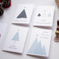 Minimalista Karácsonyi képeslap gyűjtemény - 4 darab