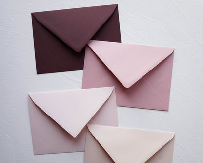 Púder rózsaszín prémium díszboríték - B6 - 125×176 mm-Boríték-B6 - 12.5 x 17.6 cm -B6, boríték, pink, rózsaszín boríték - plicuri colorate - plicuri speciale -Erdélyi Esküvői Meghívók