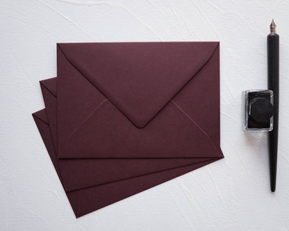 Burgundy vörös prémium boríték - B6 - 125×176 mm-Boríték-Erdélyi Esküvői Meghívók-B6,boríték,piros-Erdélyi Esküvői Meghívók