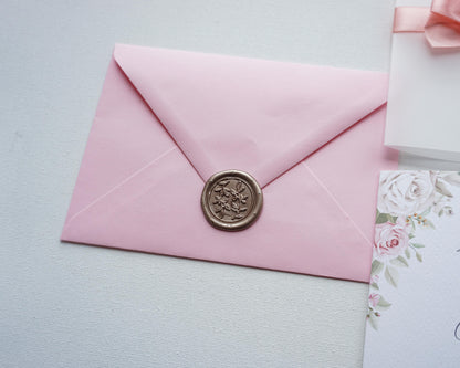 EM29 - Pausz borítós kinyitható esküvői meghívó-esküvői meghívó-Erdélyi Esküvői Meghívók-egyedi,pausz,pink,rózsa,rózsaszín,virág-Erdélyi Esküvői Meghívók