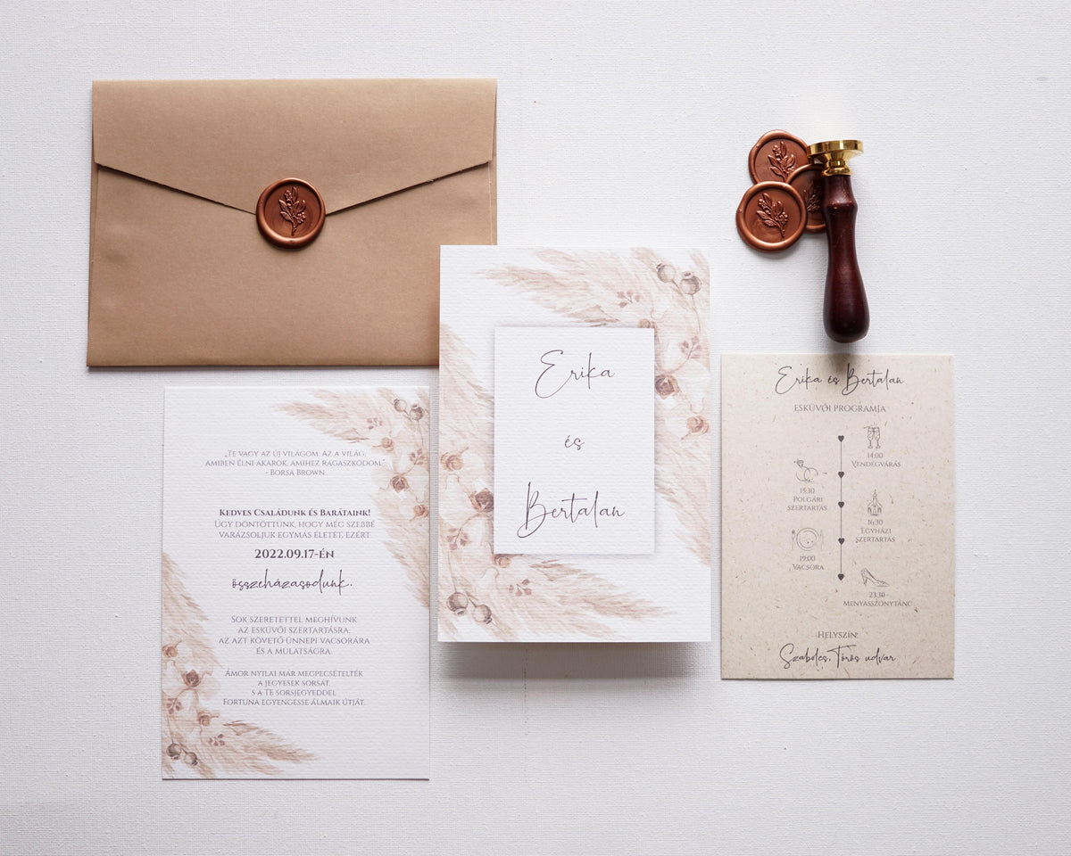 Two Parts Invitation Two sided wedding invitations | Honestweddingadvice.com