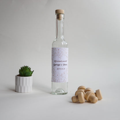 Ajándék üvegpalack - Belissima 250 ml-Palack-Erdélyi Esküvői Meghívók-ajándék-Erdélyi Esküvői Meghívók