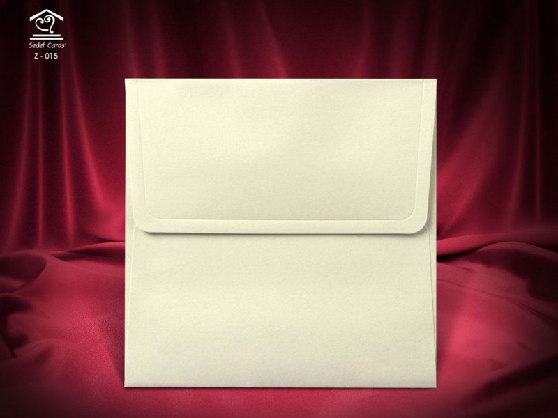 Z015 - 17 x 17 cm-Boríték-17 x 17 cm -boríték, krém boríték - plicuri colorate - plicuri speciale -Erdélyi Esküvői Meghívók